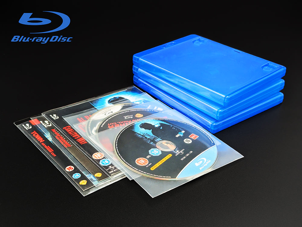 Space Saving Storage CDs DVDs BLURAY Vinyl | CD Sleeves | Disc Storage