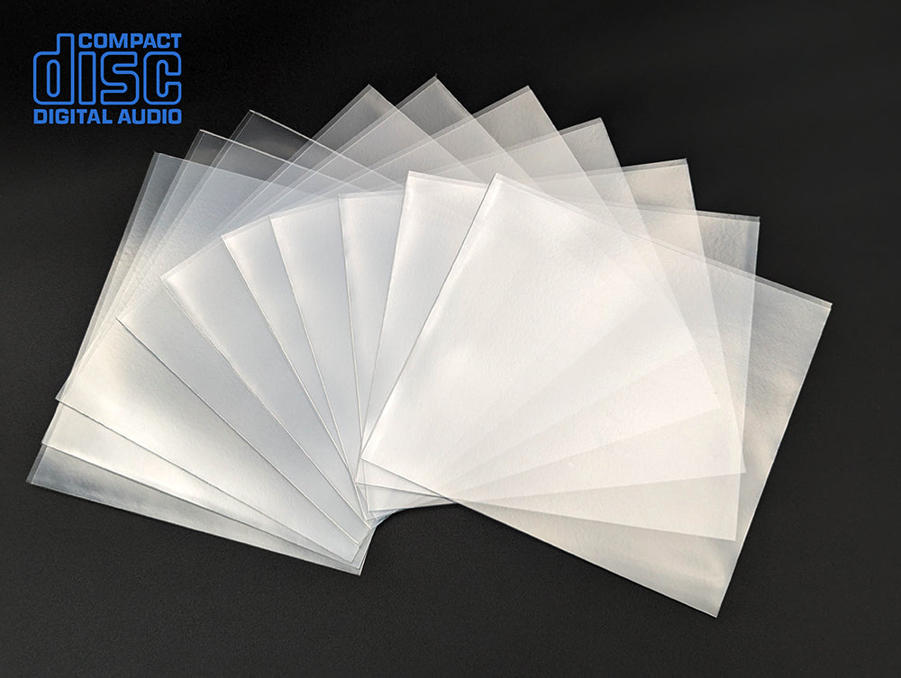 Compact Disc CD Storage Sleeves | Outer Spare CD Sleeve Storage