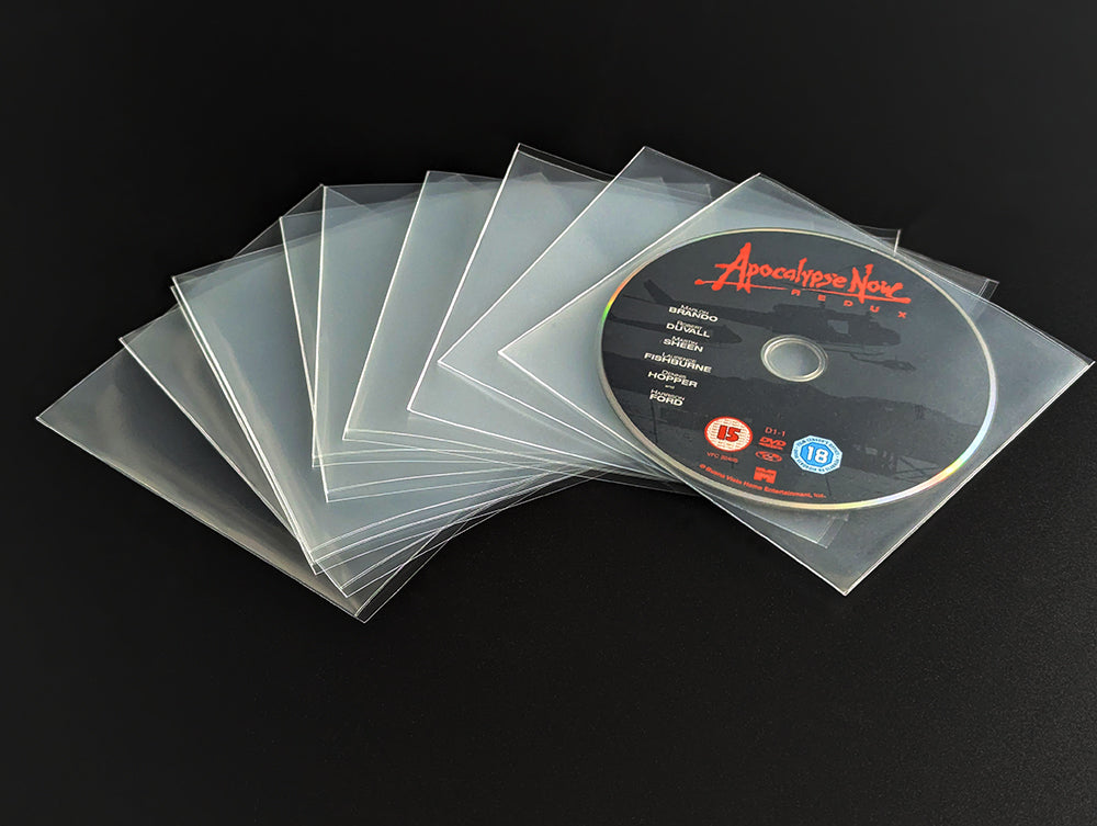 Blu-Ray Sleeves | DVD Storage Sleeves | Spare Inner CD Sleeves