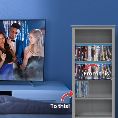 Space Saving Storage CDs DVDs BLURAY Vinyl | CD Sleeves | Disc Storage